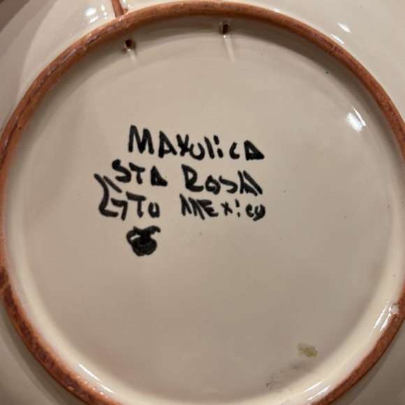 Two vintage items bowl and small plate - Picture 3 of 7